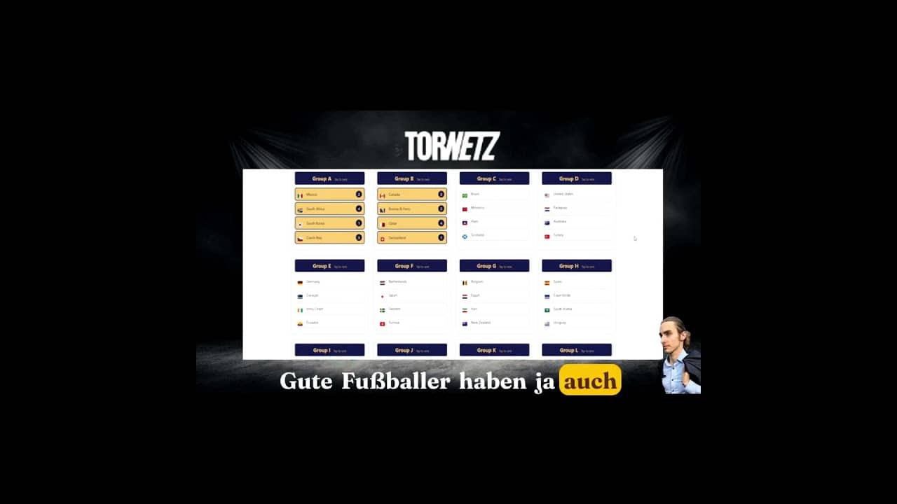 DOme´s #TorNetz - #WM-Tipps (Heute: Gruppe B)#wc26
