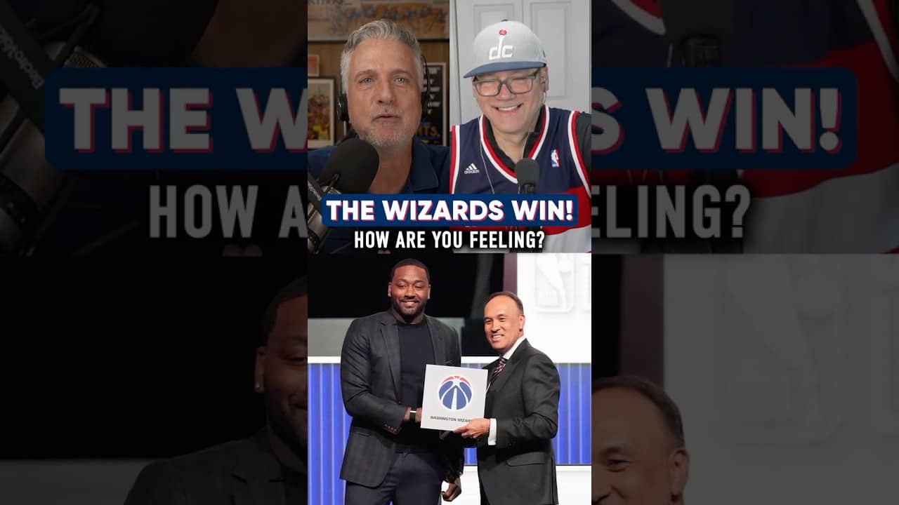House could not contain his excitement about the Wizards winning the no. 1 pick 😂