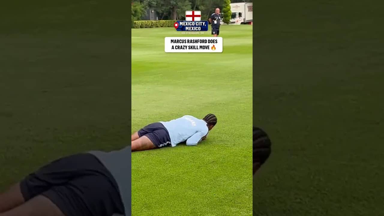 Marcus Rashford had the whole England squad rolling with this 😂