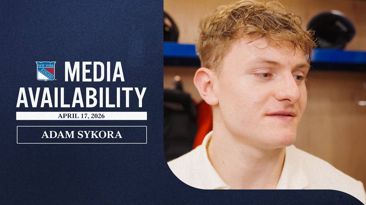 NYR 2026 Exit Day: Adam Sykora Media Availability | April 17, 2026