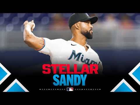 Sandy Alcantara pitched into the 9th inning AGAIN! 😲 | MLB Highlights