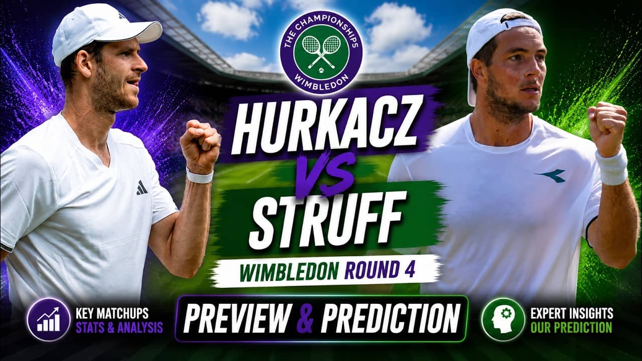 Hubert Hurkacz vs Jan-Lennard Struff | Wimbledon 2026 | Round 4 | Preview & Prediction