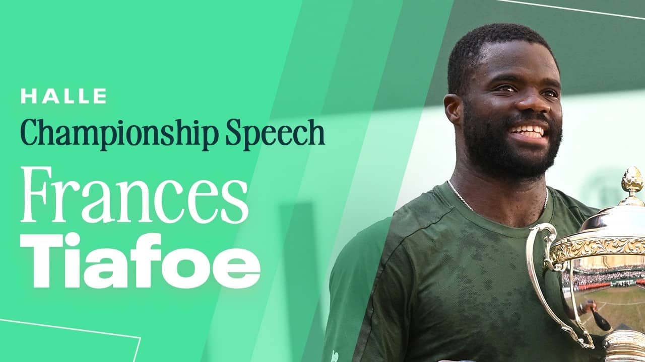 Frances Tiafoe Championship Speech | 2026 Halle