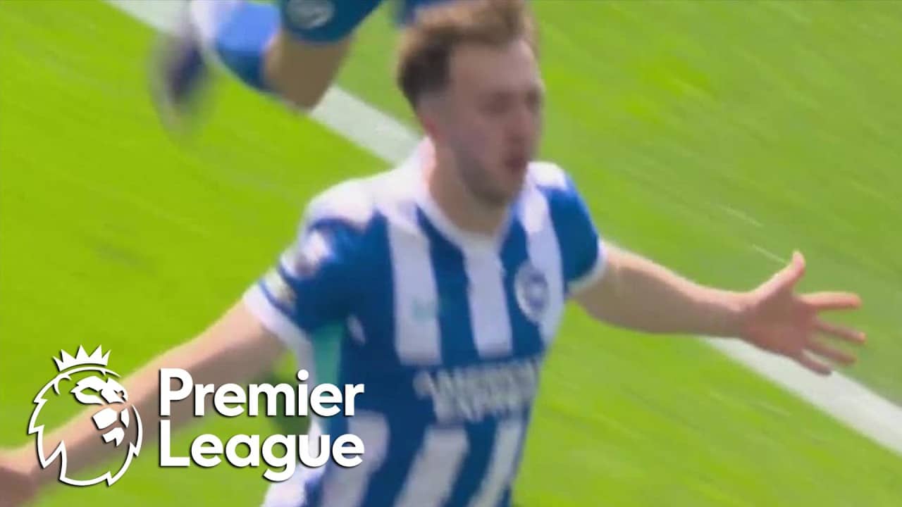 Jack Hinshelwood's soaring header puts Brighton ahead in first minute | Premier League | NBC Sports