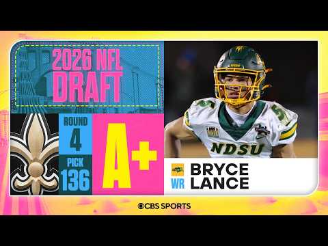 Saints select Bryce Lance in Fourth Round | 2026 NFL Draft Grades & Reaction