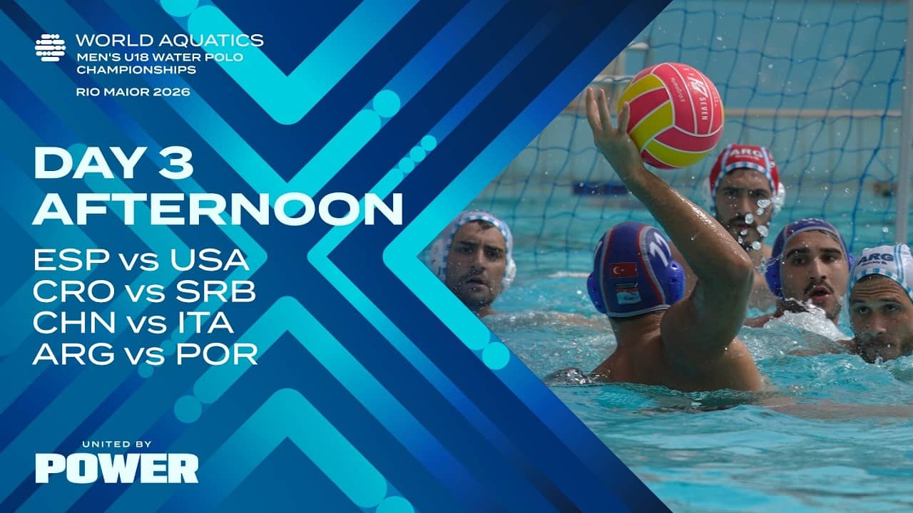 Afternoon Session | Day 3 | Groups | World Aquatics Men's U18 Water Polo Championships 2026
