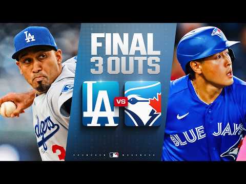 FINAL 3 OUTS: Edwin Díaz on the mound for Dodgers vs. Blue Jays 🍿 | MLB Highlights