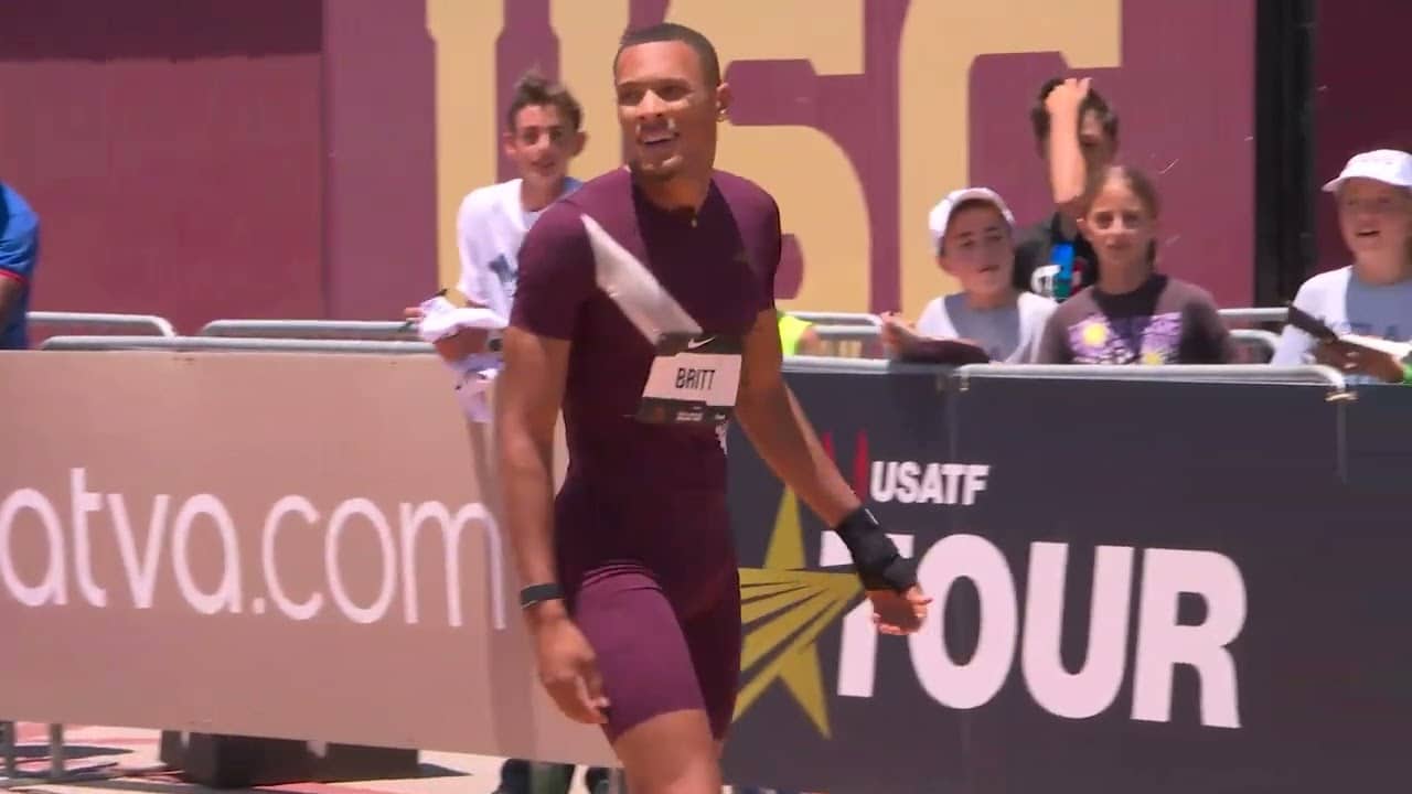 Jamal Britt Breaks 13 Seconds for the First Time in Men's 110m Hurdles Win | USATF LA Grand Prix