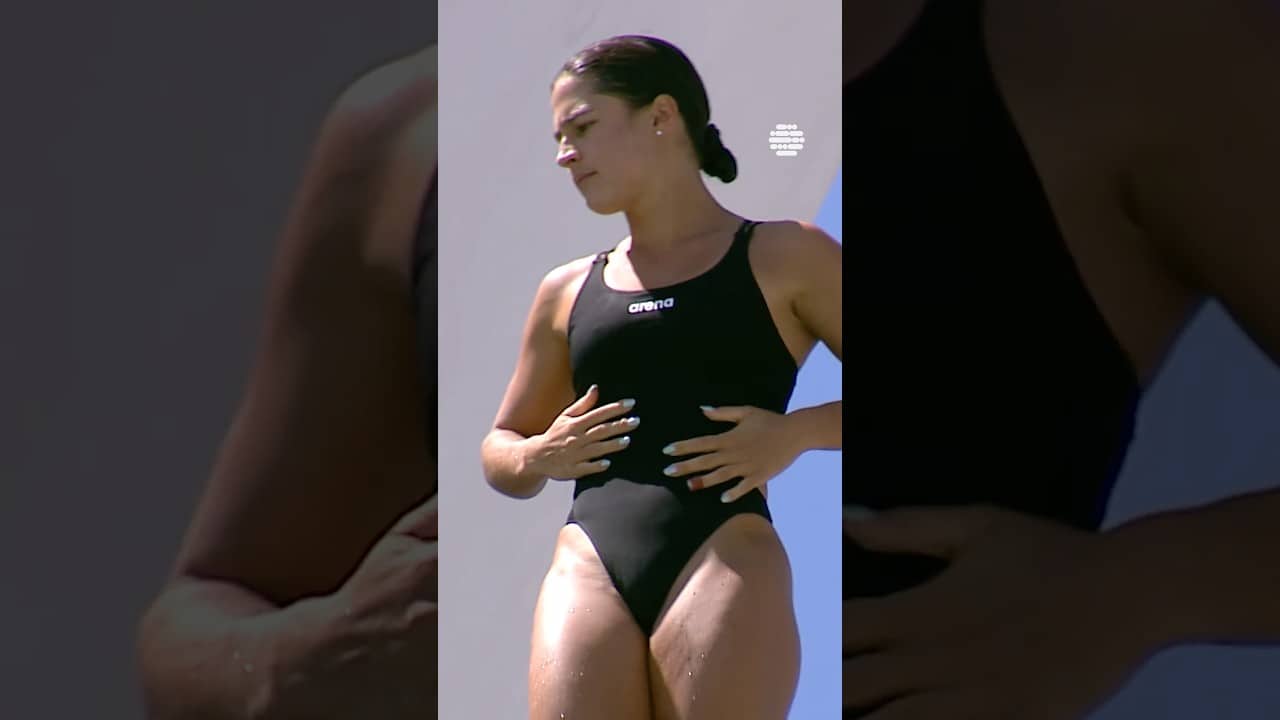 🇨🇭Morgane Herculano scored almost 100 points with this dive at the #highdiving #worldcup
