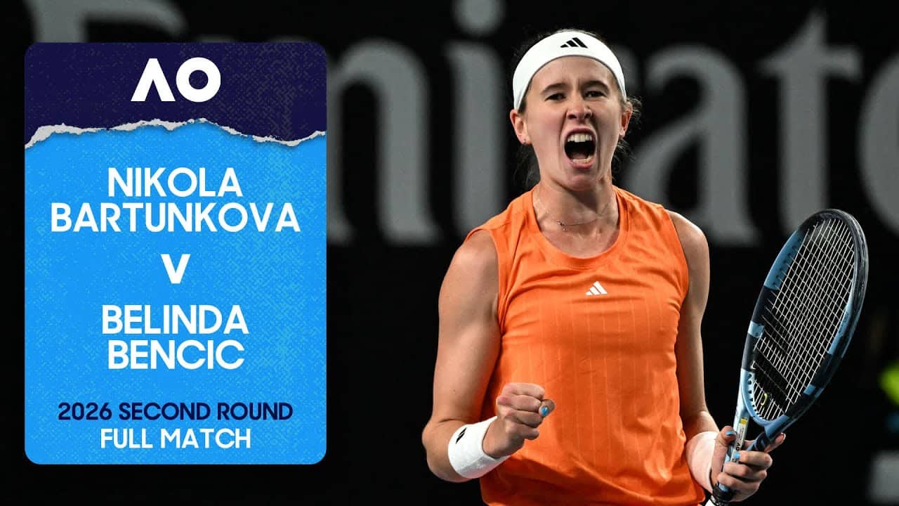 Nikola Bartunkova v Belinda Bencic Full Match | Australian Open 2026 Second Round