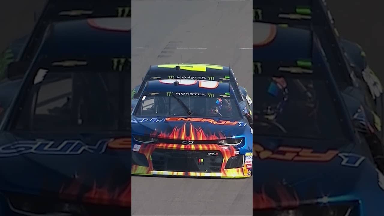 How Jimmie celebrated Chase's 1st win