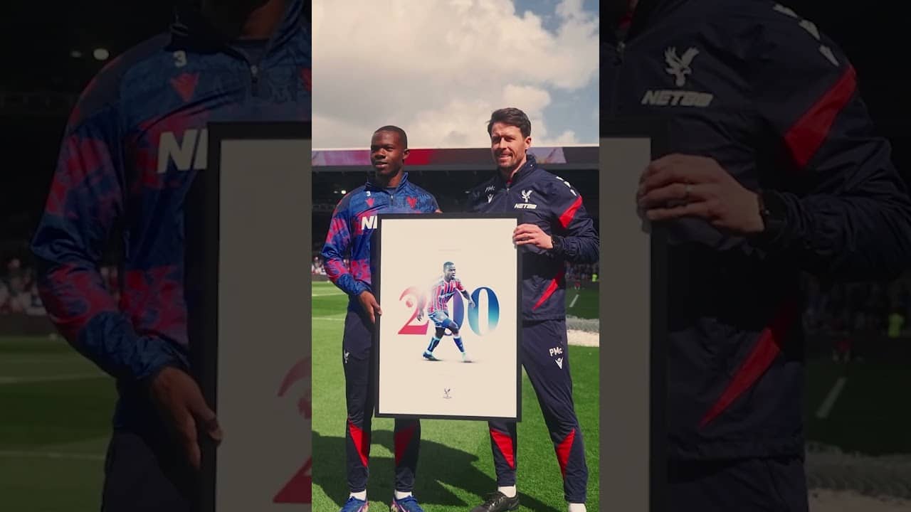 The youngest Palace player to hit 200 #premierleague appearences 🥰