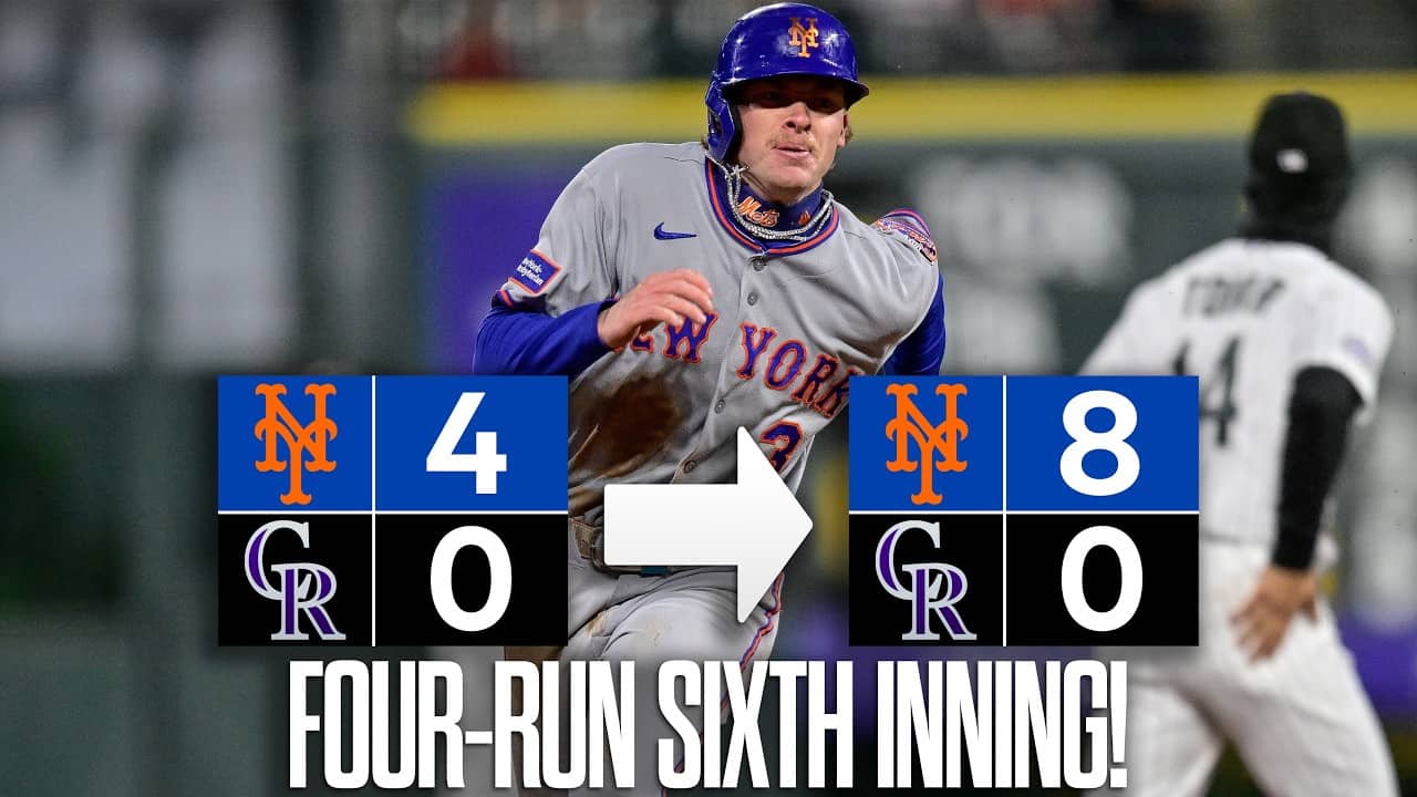 Mets Break It Open with 4-Run 6th Inning | FULL INNING