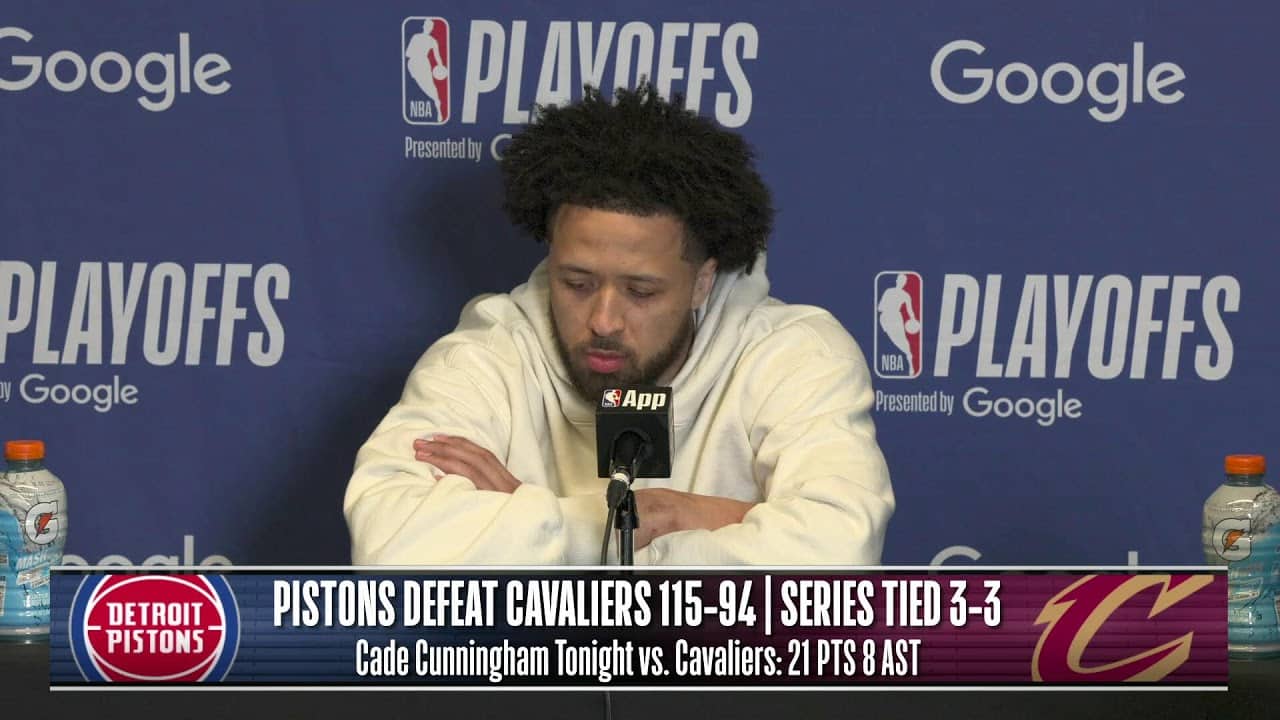 Detroit Pistons vs. Cleveland Cavaliers | Game 6 Postgame Media Availability