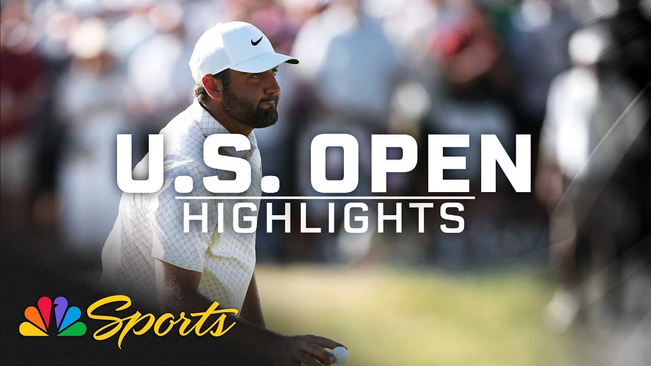 Highlights: Scottie Scheffler moves up in 126th U.S. Open, Round 3 | Golf on NBC Sports