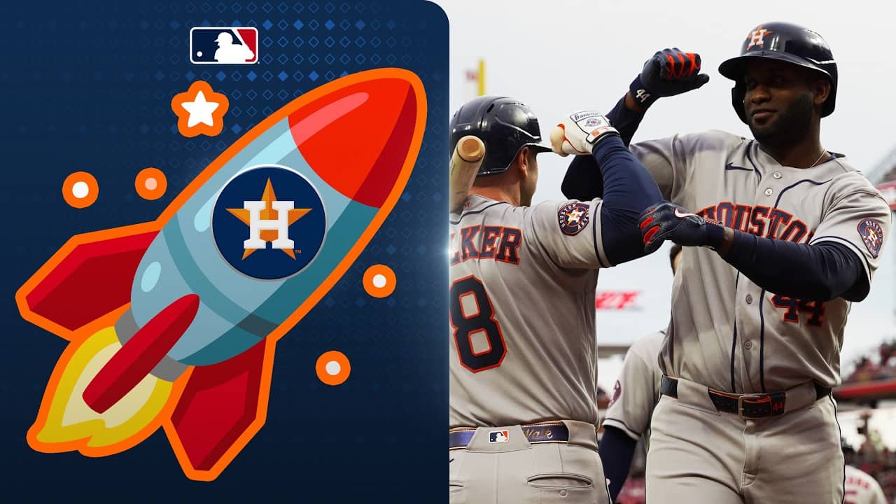 115.9 MPH off the bat! 😳 Yordan Alvarez UNLOADS on his 13th home run of the season for the Astros! 🚀