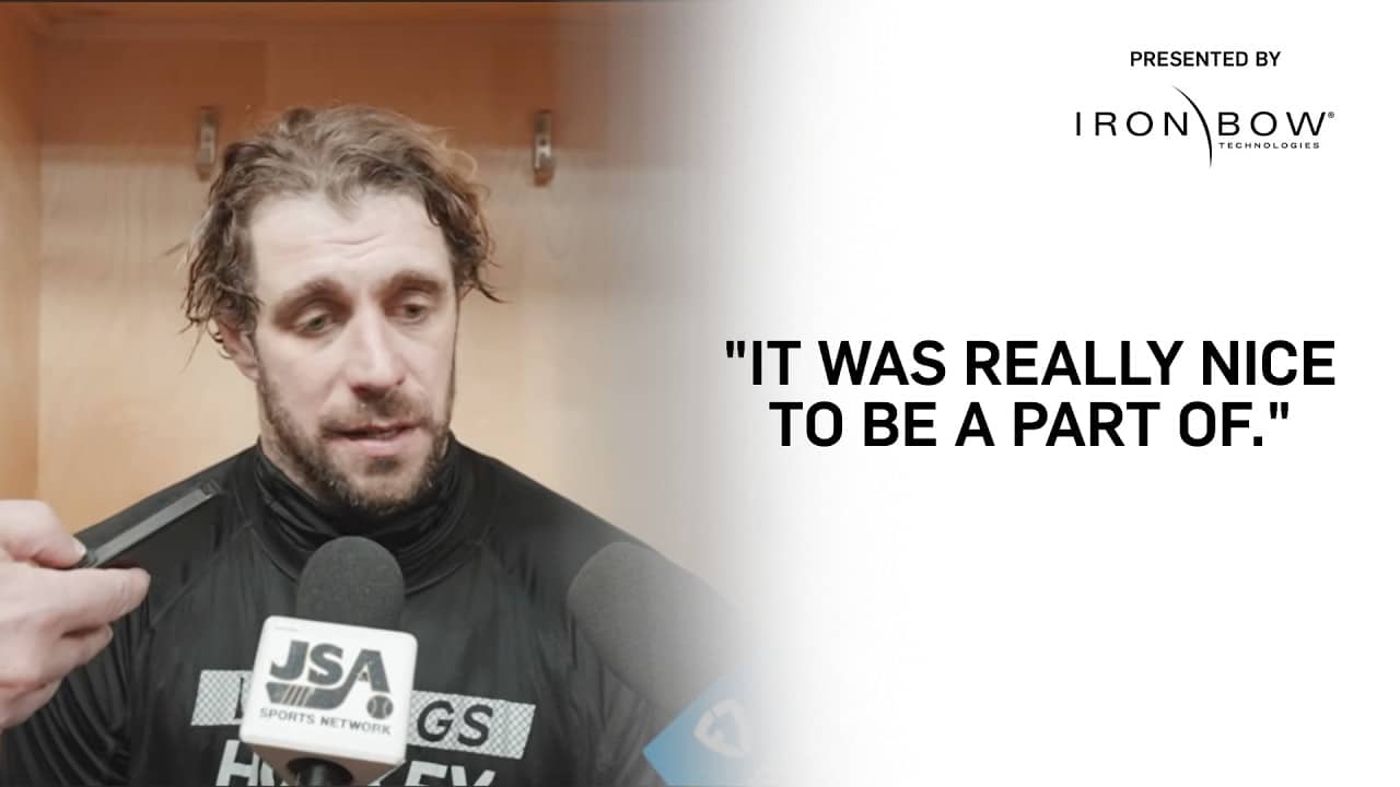 MEDIA: Anze Kopitar, Brandt Clarke, and DJ Smith | 04.16.26 at CGY | Postgame