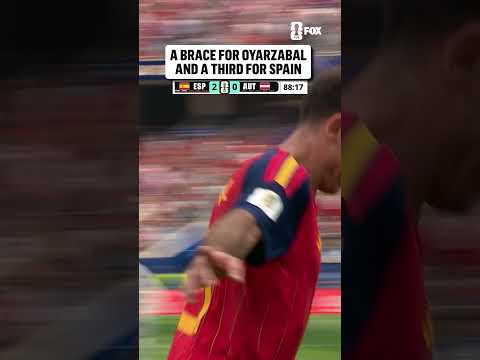 OYARZABAL BRACE, ANOTHER CUCURELLA ASSIST 🇪🇸 Spain leads 3-0 and is ready for the Round of 16!