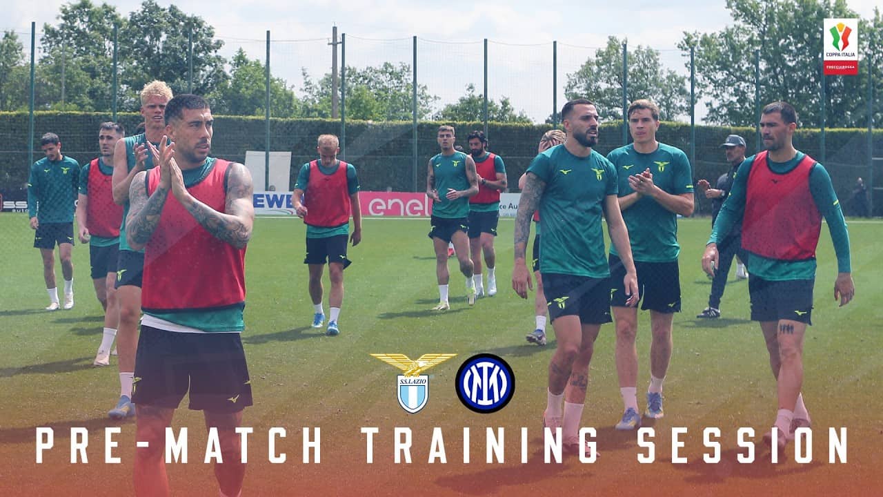 Coppa Italia Frecciarossa | Lazio-Inter, la rifinitura dei biancocelesti