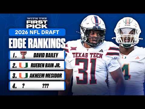 FINAL 2026 NFL Draft EDGE Rankings