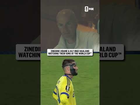 Zinedine Zidane and Alf-Inge Haaland getting to watch their sons in the 2026 FIFA World Cup