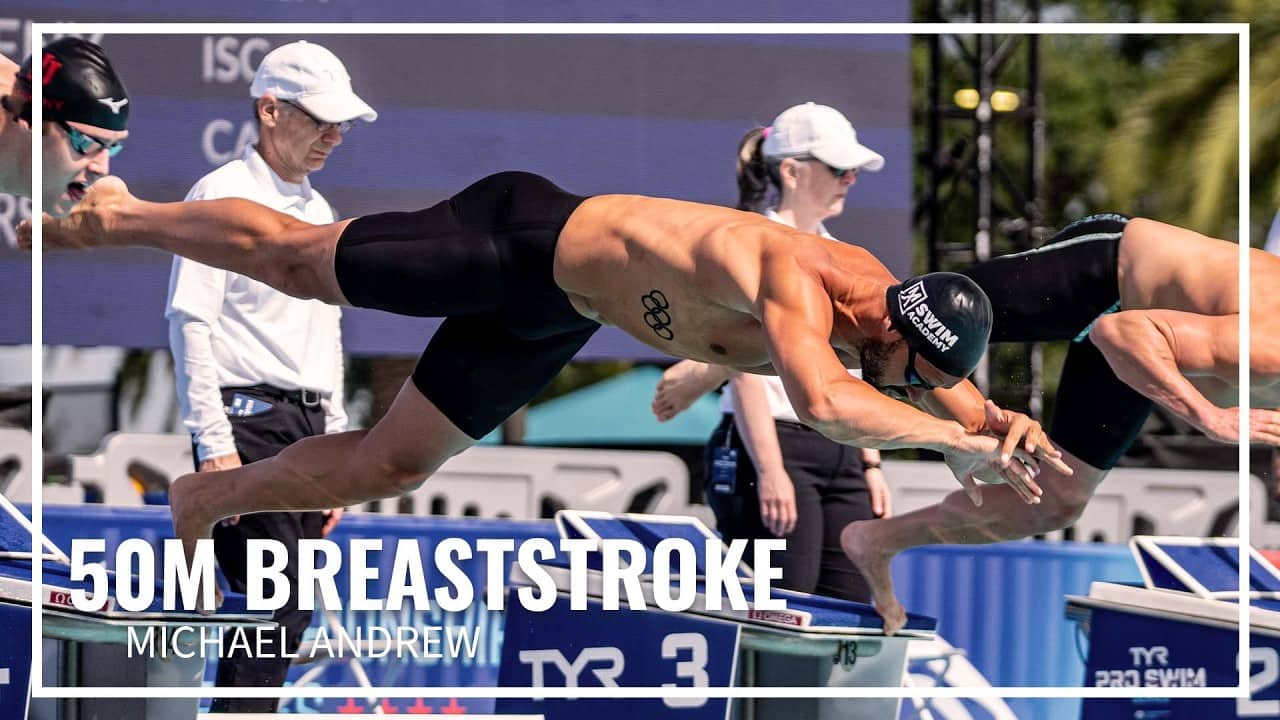 Michael Andrew Comes Out on Top in 50M Breaststroke | 2026 TYR Pro Swim Series Sacramento
