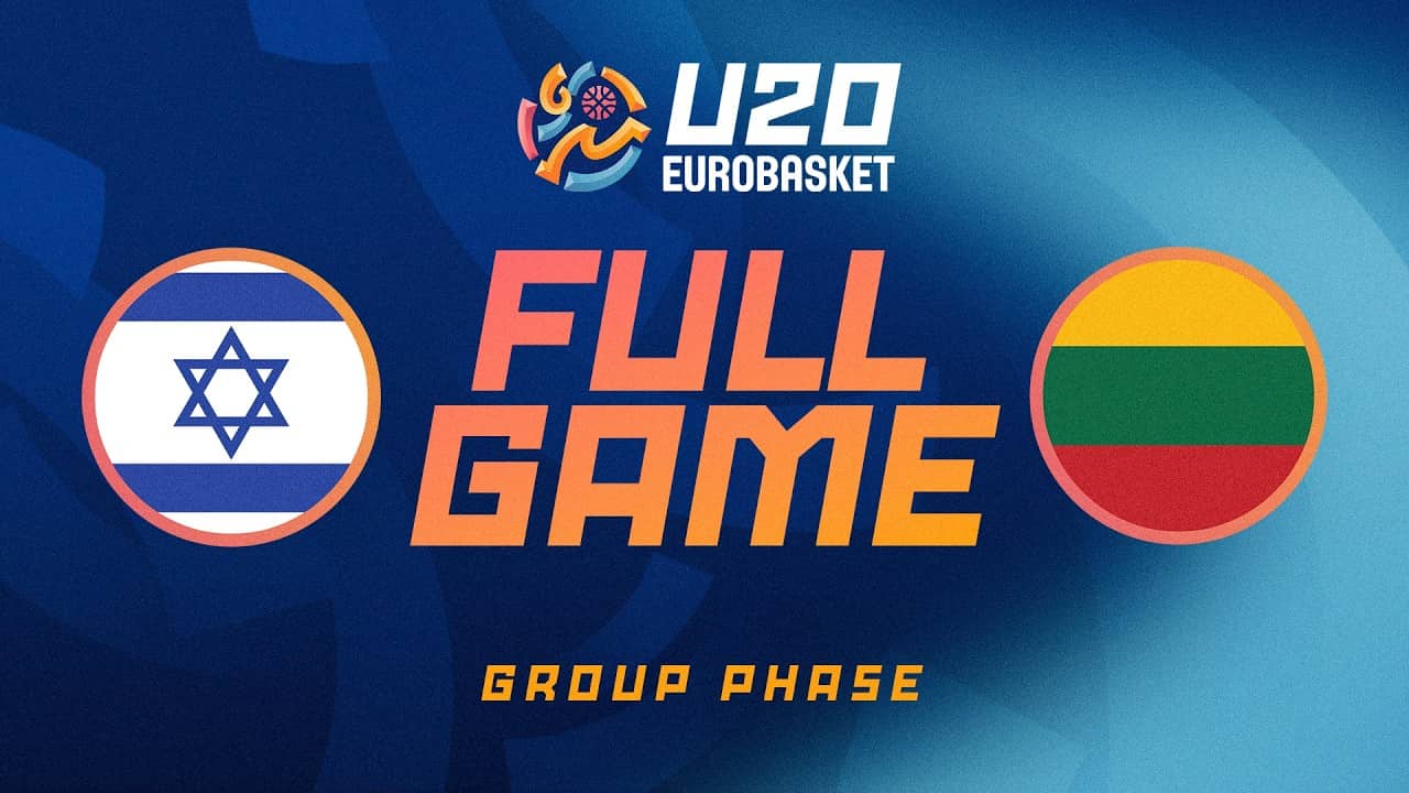 Group Phase | Israel v Lithuania | Full Basketball Game | FIBA U20 Women's EuroBasket 2026