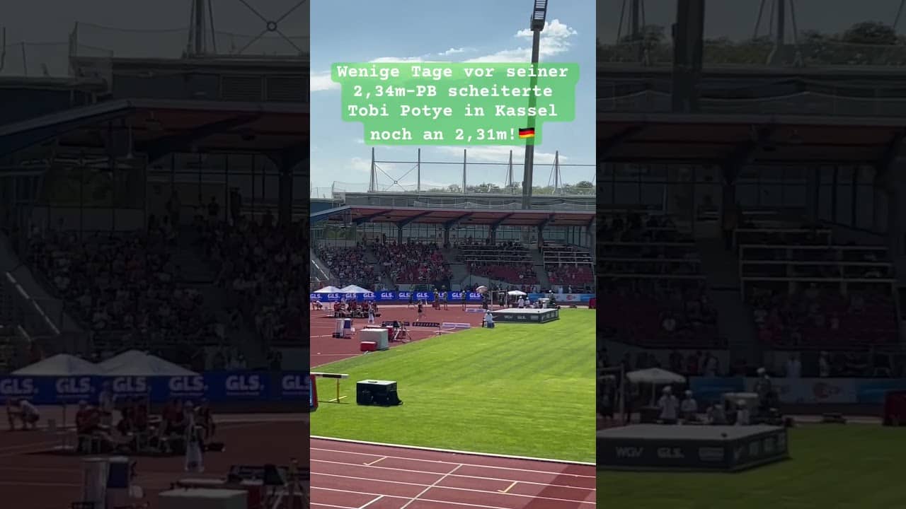 Ein #DieFinals-Eindruck vom #Hochsprung in der #Leichtathletik mit Tobias #Potye! 🇩🇪 #athletics