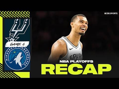 Spurs DOMINATE Timberwolves, will face Thunder in Western Conference Finals | 2026 NBA Playoffs