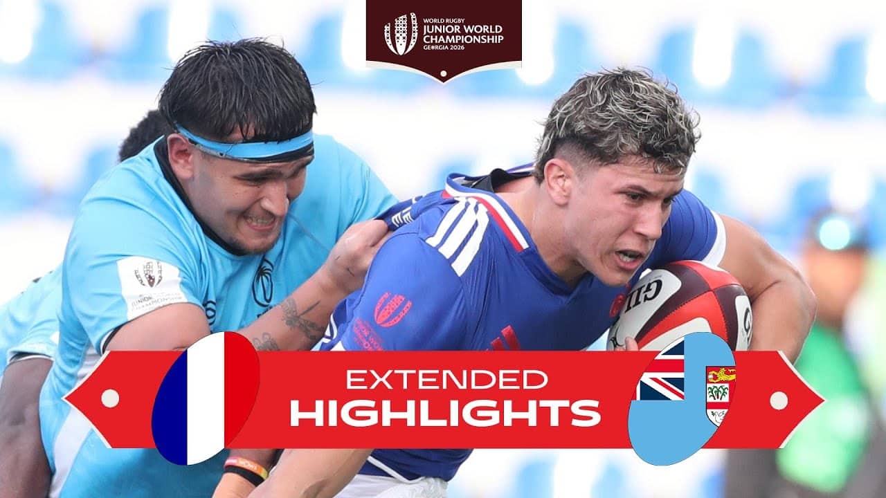 Les Bleus let FLY ✈️ | France v Fiji | World Rugby Junior Championship 2026 | Extended Highlights