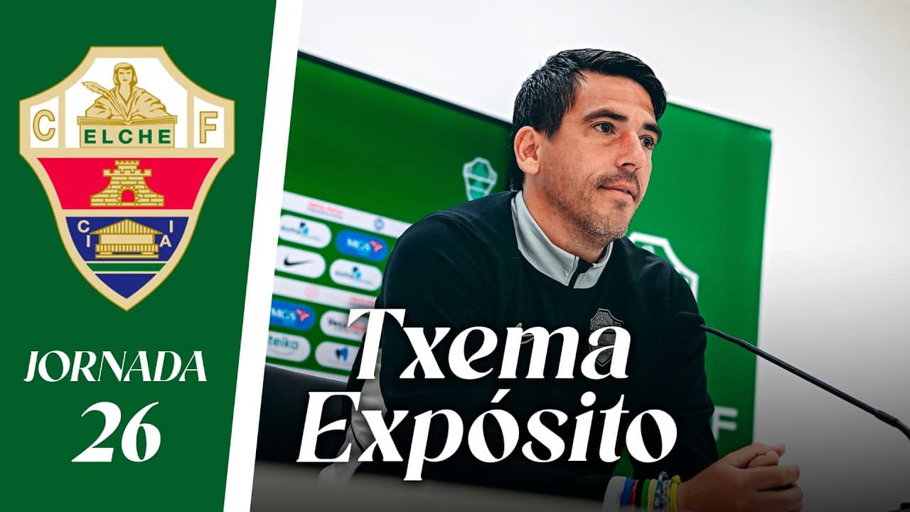 RUEDA DE PRENSA | Txema Expósito habla sobre el Elche CF Femenino - Atlético Baleares | Jornada 26