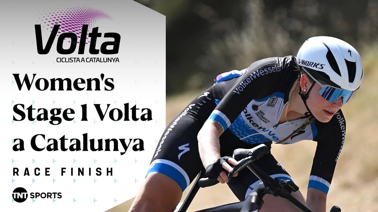 CHAOTIC FINISH 👀 | 2026 Women's Volta a Catalunya Stage 1 Final KM's | TNT Sports Cycling
