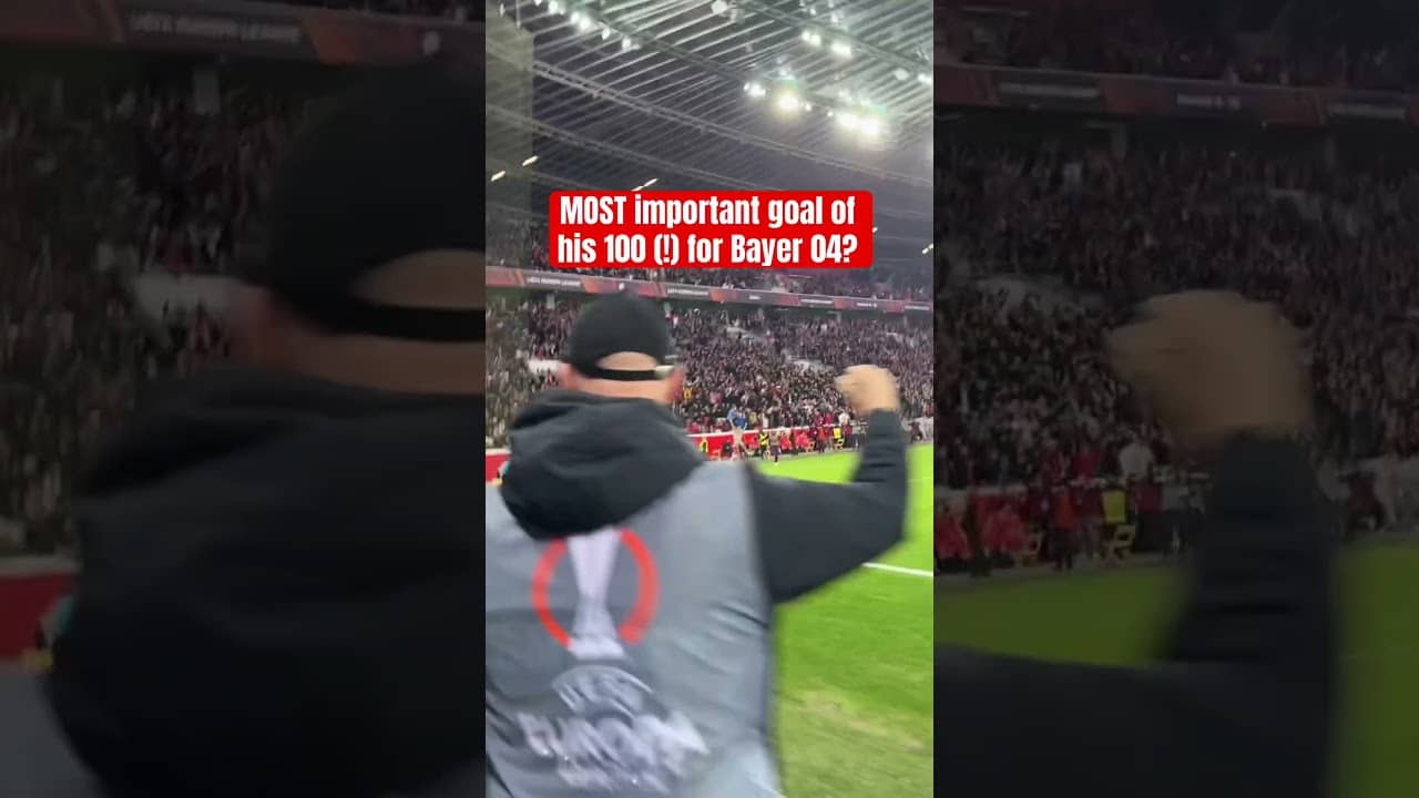 100 goals for Patrik Schick at Leverkusen - and still just goosebumps here 🫨