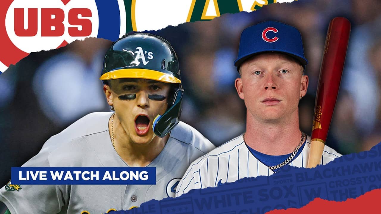 LIVE WATCH ALONG: Chicago Cubs vs Athletics! Can The Cubs TIE The Series?!