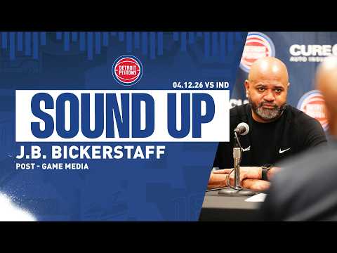 Post-Game Press Conference: J.B. Bickerstaff | Pistons vs. Pacers | 04.12.26