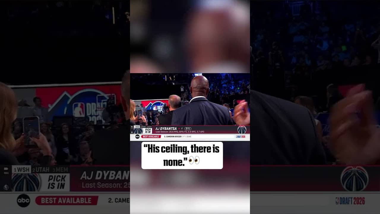 Kenny Smith believes AJ Dybantsa can be a superstar ✍️