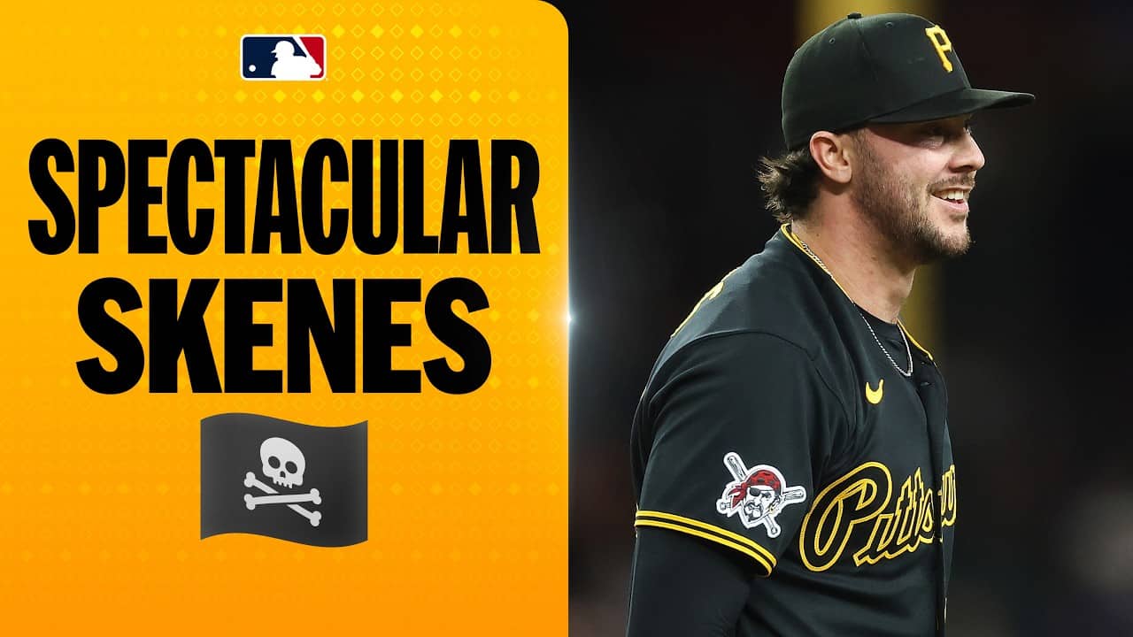 A DOMINANT night for Paul Skenes! 😮‍💨 Pirates ace goes 8 scoreless! 🔥 (7 Ks, only 2 hits allowed)