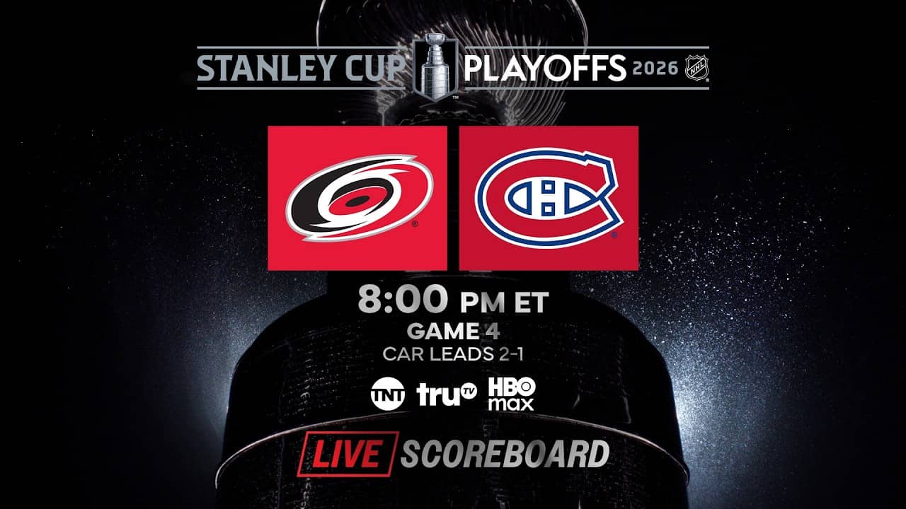 👉 LIVE NHL Conference Finals Game 4 Canadiens vs. Hurricanes Scoreboard & Chat  5/27 🏒🔥
