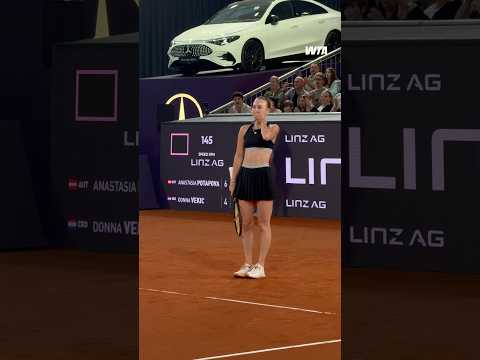 SPEECHLESS ♥️ #WTA #WTALinz #AnastasiaPotapova