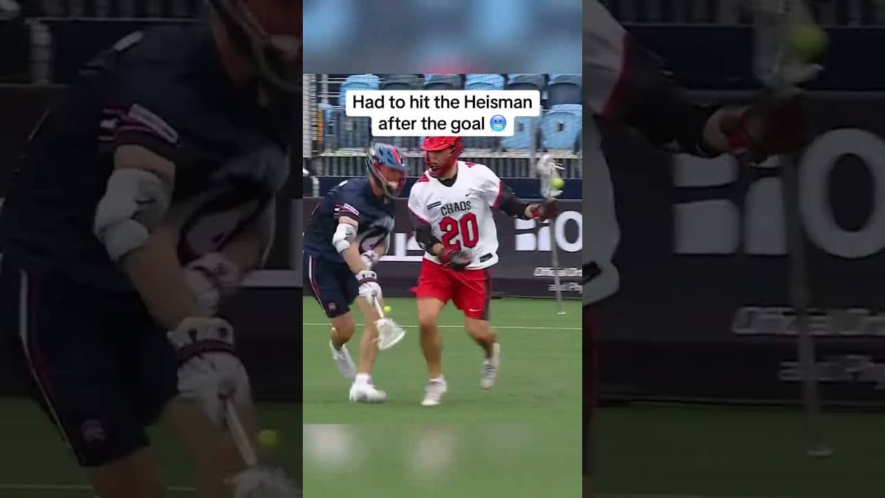 What a celly 😮‍💨 (via Premier Lacrosse League)