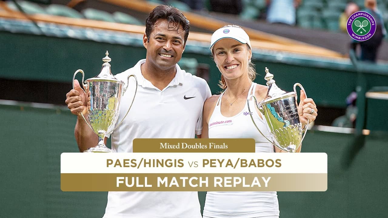 Leander Paes/Martina Hingis vs. Alexander Peya/Timea Babos | Wimbledon 2015 | Full Match
