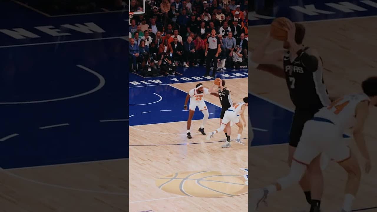 That Dylan dunk sheesh 🥴 #spurs #nba #playoffs #nbafinals #dylanharper