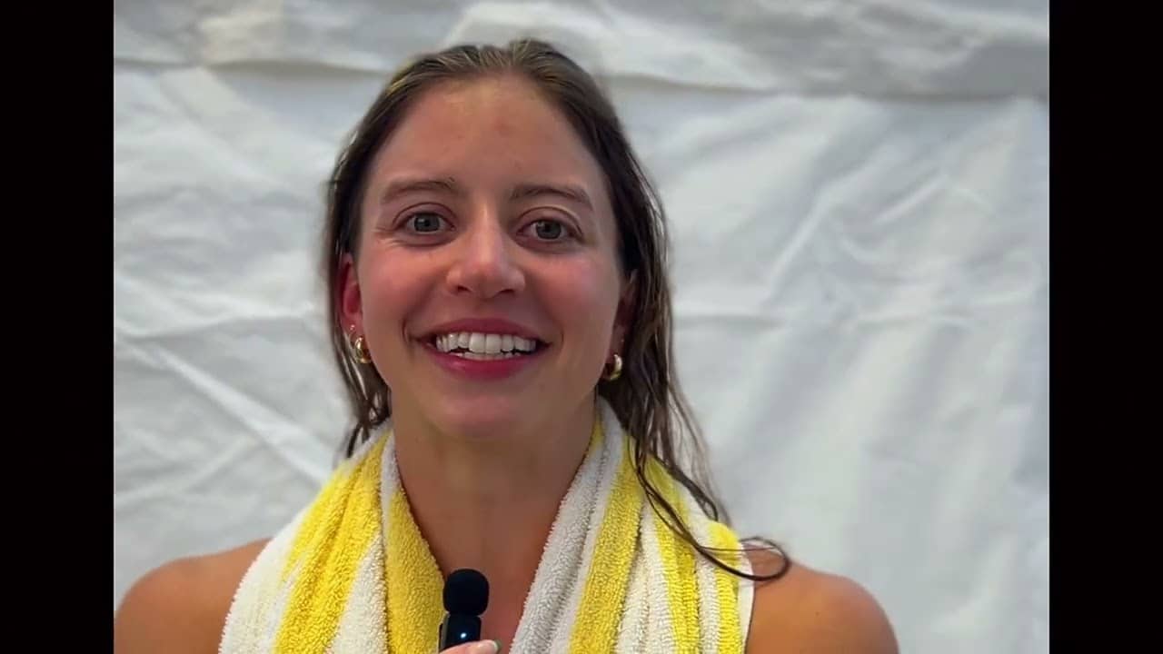 Kate Douglass on Ft Lauderdale: "Pretty happy with how this meet has gone overall"