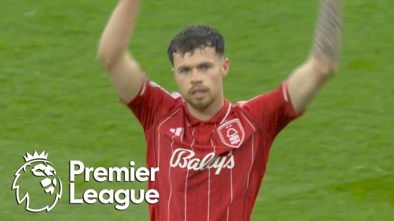 Neco Williams blasts Nottingham Forest level with Aston Villa | Premier League | NBC Sports