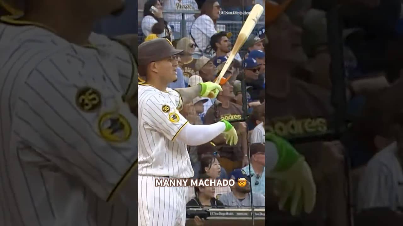 Manny Machado, the Man that you are. #Padres #mlb #baseball #homerun #sandiego