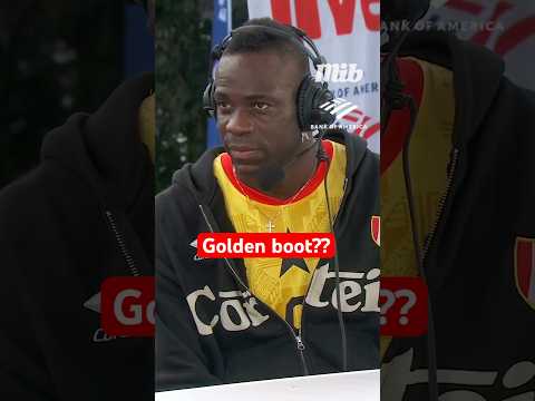 MARIO BALOTELLI'S GOLDEN BOOT PREDICTION 👀
