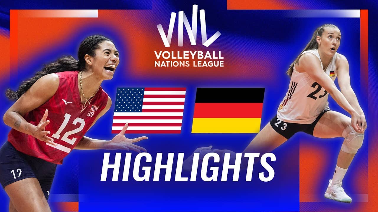USA🇺🇸 vs. Germany🇩🇪 - Highlights | Week 1 | Women's VNL 2026