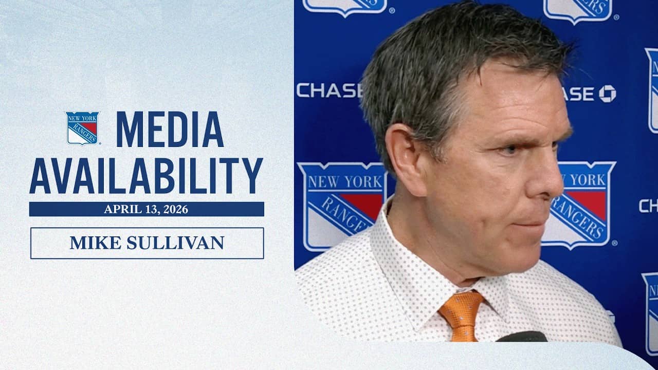 NYR at FLA: Mike Sullivan Postgame Media Availability | April 13, 2026