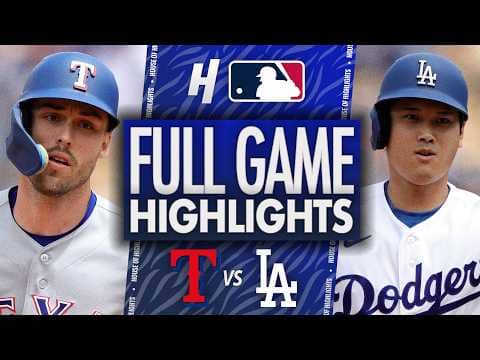 Texas Rangers vs Los Angeles Dodgers - FULL GAME HIGHLIGHTS 🔥 April 12, 2026 MLB Season