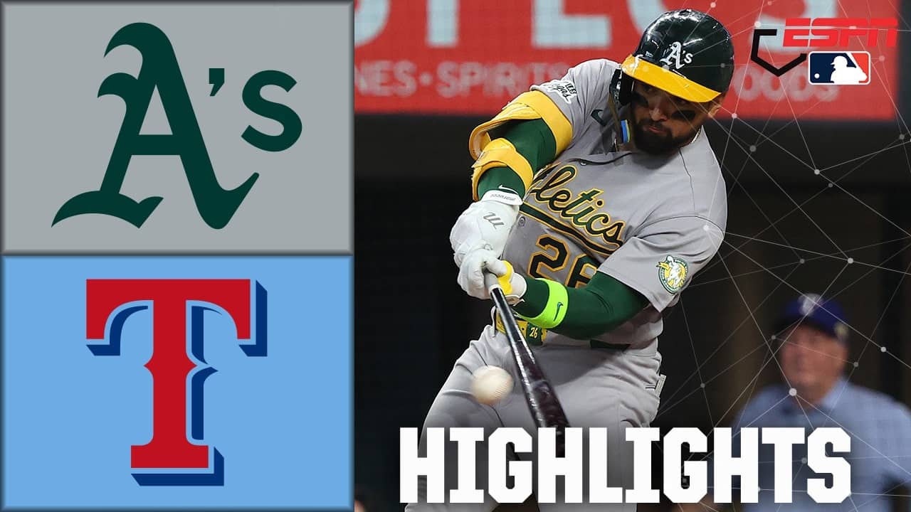 Athletics vs. Texas Rangers | Full Game Highlights | ESPN MLB